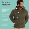 image:imageMARMOT Mens Echo Featherless Hoody  Hooded Lightweight DownAlternative JacketNori  Latest Collection