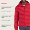 image:imageMARMOT Mens Echo Featherless Hoody  Hooded Lightweight DownAlternative JacketTeam Red  Latest Collection