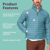 image:imageMARMOT Mens Echo Featherless Jacket  Lightweight Down Alternative Puffer CoatMoon River