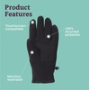 image:imageMARMOT Unisex Rocklin Fleece ColdWeather Glove  Cozy Warm Comfort with Touchscreen Compatible Fingertips