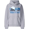 image:imageMARMOT Womens Coastal Logo Hoody Grey Heather XLarge