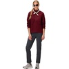 image:imageMARMOT Womens Drop Line 12 Zip Pullover Jacket  Lightweight Breathable 100Weight Sweater FleeceAcai Berry Heather