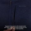 image:imageMARMOT Womens Drop Line 12 Zip Pullover Jacket  Lightweight Breathable 100Weight Sweater FleeceArctic Navy