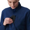 image:imageMARMOT Womens Drop Line 12 Zip Pullover Jacket  Lightweight Breathable 100Weight Sweater FleeceArctic Navy Heather