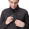 image:imageMARMOT Womens Drop Line 12 Zip Pullover Jacket  Lightweight Breathable 100Weight Sweater FleeceBlack Heather