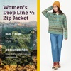 image:imageMARMOT Womens Drop Line 12 Zip Pullover Jacket  Lightweight Breathable 100Weight Sweater FleeceBlue Agave Nordic