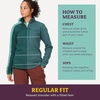 image:imageMARMOT Womens Drop Line 12 Zip Pullover Jacket  Lightweight Breathable 100Weight Sweater FleeceBlue Agave Nordic