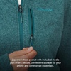 image:imageMARMOT Womens Drop Line 12 Zip Pullover Jacket  Lightweight Breathable 100Weight Sweater FleeceDark Jungle