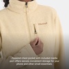 image:imageMARMOT Womens Drop Line 12 Zip Pullover Jacket  Lightweight Breathable 100Weight Sweater FleeceLight Oak