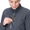 image:imageMARMOT Womens Drop Line 12 Zip Pullover Jacket  Lightweight Breathable 100Weight Sweater FleeceSteel Onyx Heather