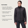 image:imageMARMOT Womens Drop Line Full Zip Sweater Knit JacketBlack Heather