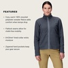 image:imageMARMOT Womens Drop Line Full Zip Sweater Knit JacketSteel Onyx Heather