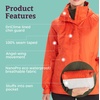 image:imageMARMOT Womens PreCip Lightweight Waterproof Rain JacketRed Sun