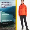 image:imageMARMOT Womens PreCip Lightweight Waterproof Rain JacketRed Sun