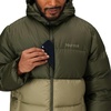 image:imageMARMOT mens Guides Down Hoody  Down Filled Water Resistant Puffer Jacket With HoodRosin GreenOlive Grove