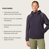 image:imageMarmot Womens Rockbound Fleece HoodyBlackened