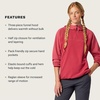 image:imageMarmot Womens Rockbound Fleece HoodyDried Rose
