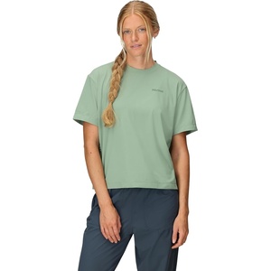 image:imageMARMOT Womens AirExchange UPF 50 Breathable Moisture Wicking Short Sleeve CrewAgate Green