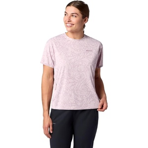 image:imageMARMOT Womens AirExchange UPF 50 Breathable Moisture Wicking Short Sleeve CrewDust Twirl