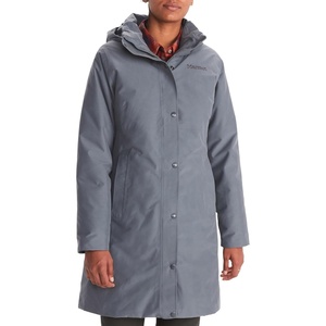 image:imageMARMOT Womens Chelsea 700 Down Fill Coat with HoodSteel Onyx  Latest Collection
