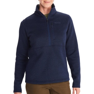 image:imageMARMOT Womens Drop Line 12 Zip Pullover Jacket  Lightweight Breathable 100Weight Sweater FleeceArctic Navy