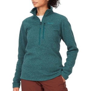 image:imageMARMOT Womens Drop Line 12 Zip Pullover Jacket  Lightweight Breathable 100Weight Sweater FleeceDark Jungle