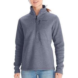 image:imageMARMOT Womens Drop Line 12 Zip Pullover Jacket  Lightweight Breathable 100Weight Sweater FleeceSteel Onyx
