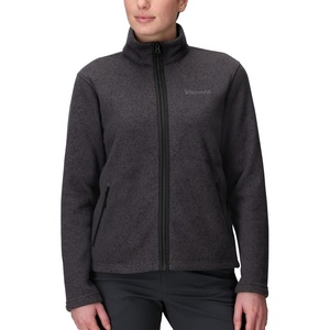 image:imageMARMOT Womens Drop Line Full Zip Sweater Knit JacketBlack Heather