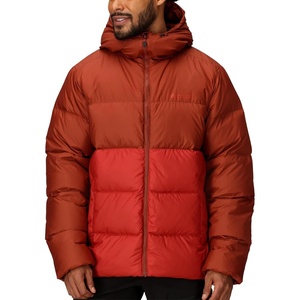 image:imageMARMOT mens Guides Down Hoody  Down Filled Water Resistant Puffer Jacket With HoodPecanSumac