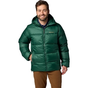 image:imageMARMOT mens Guides Down Hoody  Down Filled Water Resistant Puffer Jacket With HoodPine Forest