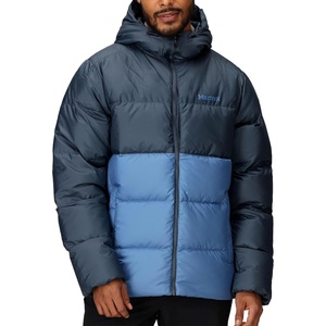 image:imageMARMOT mens Guides Down Hoody  Down Filled Water Resistant Puffer Jacket With HoodThunderheadRain Cloud