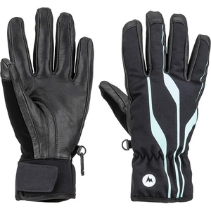 image:imageMarmot Womens Spring Ski Glove  Lightweight Waterproof Breathable with Falcon Grip Cuff Tabs amp Nose WipeBlack
