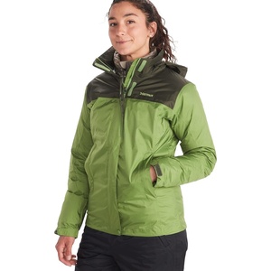 image:imageWomens Precip Eco Waterproof Rain JacketForest GreenNori